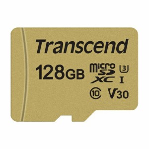 『取寄品』トランセンド SDカード UHS-I U3 MLC 128GB TS128GSDC500S『送料無料（一部地域除く）』