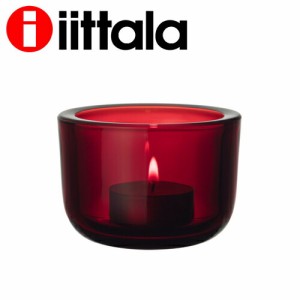 iittala イッタラ Valkea ヴァルケア キャンドルホルダー 60mm クランベリー