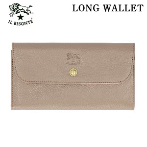 IL BISONTE イルビゾンテ LONG WALLET 長財布 LIGHT GREY ライトグレー GY103 SCW020 PV0005『送料無料（一部地域除く）』