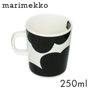 Marimekko マリメッコ Unikko ウニッコ マグ マグカップ 250ml ホワイト×ブラック コップ カップ 食器