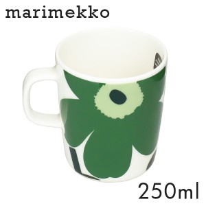 Marimekko マリメッコ Unikko 60th ウニッコ マグ マグカップ 250ml ホワイト×グリーン×ライトグリーン コップ カップ