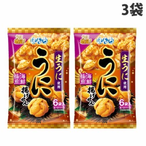 ぼんち 4パック海鮮揚煎 うに揚げせん 64g×3袋 お菓子 おかき 米菓 あげせん 揚げせん 煎餅 せんべい