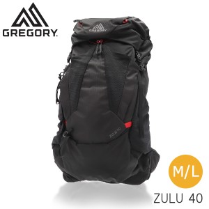 GREGORY グレゴリー バックパック ZULU ズール 40 40L M/L ボルケニックブラック 1456670662 リュック バッグ カバン『送料無料（一部地