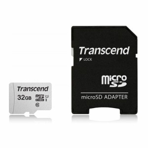 トランセンド microSDカード UHS-I U1 アダプター付 32GB TS32GUSD300S-A 