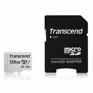 トランセンド microSDカード UHS-I U1 アダプター付 128GB TS128GUSD300S-A 