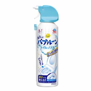 アース製薬 らくハピ ねらってバブルーン トイレノズル 200ml トイレ 便器 掃除 泡 洗剤 トイレ用洗剤 スプレー