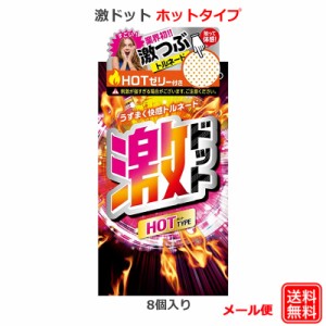 コンドーム 激ドット ホットタイプ 8個入 つぶつぶ イボイボ ジェクス コンドーム セット こんどーむ 避妊具 スキン アダルトサック