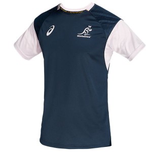 アシックス (asics) ラグビー ワラビーズ トレーニングティー WALLABIES TRAINING TEE 2022 レプリカ(2111b488-400)