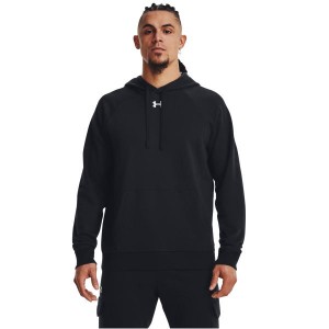 アンダーアーマー(UNDER ARMOUR) メンズ UA ライバル フリース フーディー 1379757 001 トレーニング パーカー 裏起毛 保温