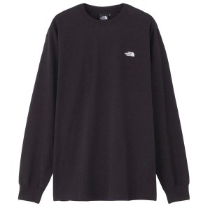 ノースフェイス THE NORTH FACE  ロングスリーブ ヌプシ コットンティー メンズ NT32443 K シンプル 長袖Tシャツ UVガード