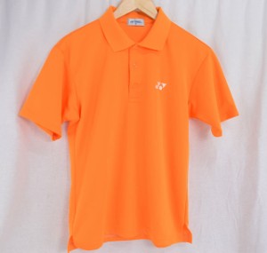 【中古品】YONEX(ヨネックス) 半袖　シャツ ポロシャツ サイズM オレンジ バドミントン　高知