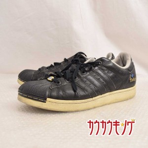 【中古】アディダス SUPER STAR 35周年記念 TOKYO/東京モデル 27cm ブラック x ゴールド 114261 メンズ ADIDAS