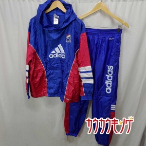 【中古】横浜マリノス 支給品 ウインドブレーカー 上下  サッカーウェア