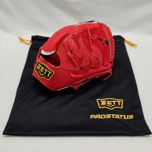 【中古・未使用品】ゼット 硬式グローブ グラブ プロステイタス PROSTATUS 投手用 BPROG411 ZETT 野球の通販はau