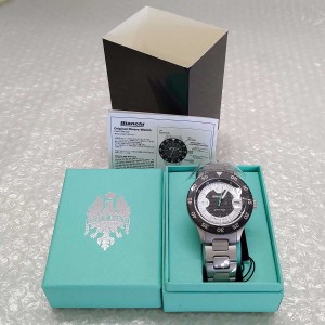 【中古・未使用品】ビアンキ BIANCHI SCUBA TX シルバー ホワイト 時計 ダイバーズウオッチ型腕時計 JP203ZOTWA メンズ