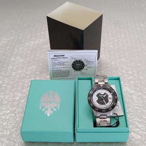 【中古・未使用品】ビアンキ BIANCHI SCUBA TX シルバー ホワイト 時計 ダイバーズウオッチ型腕時計 JP203ZOTWA メンズ