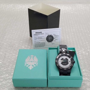 【中古・未使用品】ビアンキ BIANCHI SCUBA TX ブラック ホワイト 時計 ダイバーズウオッチ型腕時計 定価33000円 JP203ZOTWA メンズ