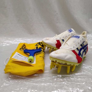 【中古】[※訳あり] ASICS TIGER アシックス タイガー タイガーパウDX TTP375 陸上スパイク サイズ23.0cm ビンテージ デッドストック レ