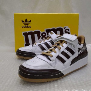 【中古・未使用品】adidas x M&Ms Forum Low 84 アディダス フォーラム ロウ 84 GY6313 サイズ25.5cm スニーカー コラボ ブラウン メンズ