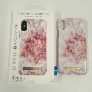 【中古】IDEAL OF SWEDEN Apple iPhone XS/X アイフォン ケース ROSE QUARTZ CRYSTAL