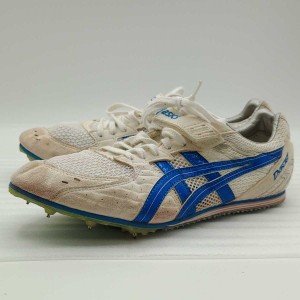 【中古】アシックス タイガーパウ DSPURT？ オールウェザー 陸上スパイク シューズ 25.5cm TTP723 ユニセックス asics