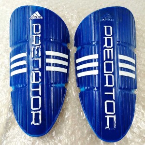 【中古】アディダス adidas シンガード レガース すね当て サッカー/フットサル ブルー