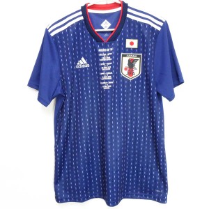 【中古】アディダス 2018 サッカー日本代表 メモリアル 勝色 ホーム オーセンティック ユニフォーム O ADIDAS 生産枚数600着限定