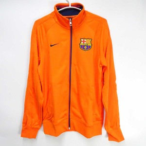 【中古・未使用品】ナイキ サッカー FCバルセロナ コアトレーナー トラックジャケット M オレンジ 478161 NIKE