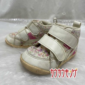 【中古】アシックス TUF111 すくすく ファブレ ファーストシューズ 花柄 サイズ12.5cm キッズ asics ベビー 女の子