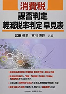 消費税 課否判定・軽減税率判定早見表(中古品)