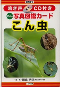 こん虫—CD付 (くもんの写真図鑑カード)(中古品)