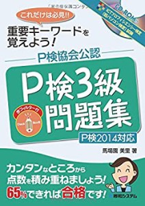 P検協会公認P検3級問題集P検2014対応(中古品)