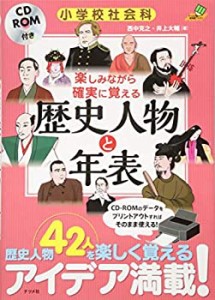 CD-ROM付き 小学校社会科 楽しみながら確実に覚える歴史人物と年表 (ナツメ(中古品)