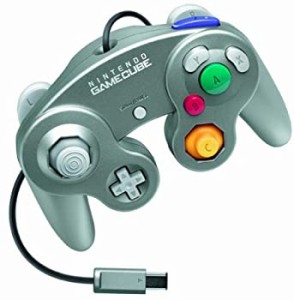 【中古品】ニンテンドーゲームキューブ専用コントローラ シルバー(中古品)