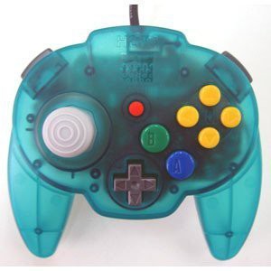 【中古品】ホリパッドミニ64オーシャンブルーN64(中古品)