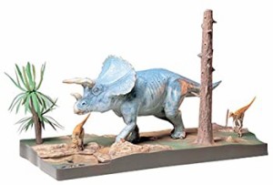 【中古品】タミヤ 1/35 恐竜世界シリーズ No.04 トリケラトプス 情景セット プラモデ (中古品)