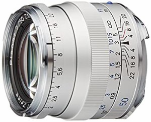 【未使用 中古品】Carl Zeiss Planar T*2/50ZM SV シルバー(中古品)