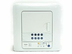 【中古品】東芝 衣類乾燥機 ED-60C(W) 乾燥容量6kg ピュアホワイト(中古品)