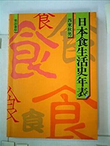 日本食生活史年表 (1983年)(中古品)