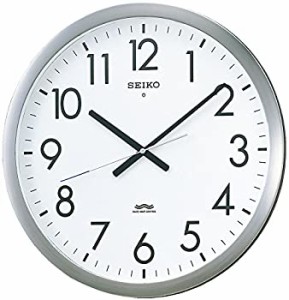 【中古品】セイコークロック 掛け時計 オフィスタイプ 電波 アナログ 金属枠 KS266S(中古品)
