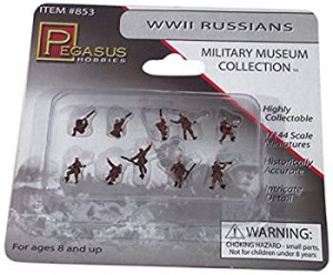 【中古品】ペガサスホビー 1/144 WW.II ソビエト軍歩兵フィギュア10体セット (塗装済 (中古品)