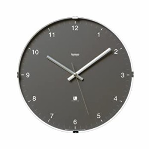 【中古品】レムノス 掛け時計 アナログ ノースクロック 灰 ABS樹脂 North clock グレ (中古品)