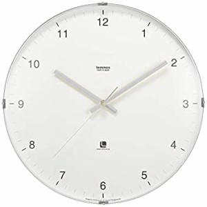 【中古品】レムノス 掛け時計 アナログ ノースクロック 白 North clock T1-0117 WH Le(中古品)