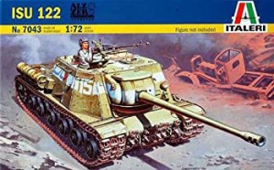 【中古品】イタレリ 7043 1/72 ISU-122 駆逐戦車(中古品)