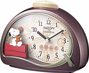 【中古品】SNOOPY ( スヌーピー ) 目覚まし時計 キャラクター アナログ R506 電子音  (中古品)