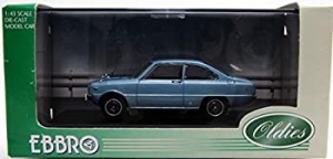 【中古品】エブロ 1/43 マツダファミリアロータリークーペ ブルー 完成品(中古品)