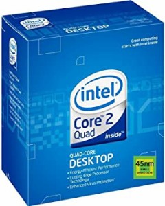 【中古品】Intel Boxed Core 2 Quad Q9400 2.66GHz 6MB 45nm 95W BX80580Q9400(中古品)
