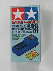 【中古品】TAMIYA ミニ四駆　タミヤ単３型ニカド２本と家庭用急速充電器セット（ＡＣ (中古品)