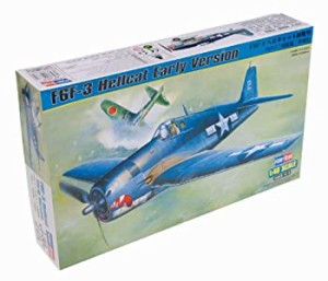 【中古品】ホビーボス 1/48 エアクラフトシリーズ F6F-3 ヘルキャット初期型 プラモデ(中古品)