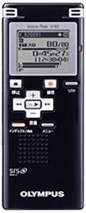 【中古品】OLYMPUS ICレコーダー Voice-Trek 8GB リニアPCM対応 BLK ブラック V-82(中古品)